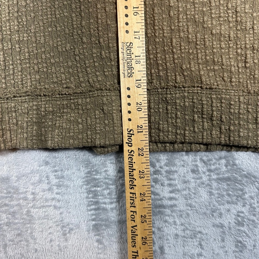 Two by Vince Camuto Cardigan Sweater Womens XXL Green Textured V-Neck Button Up - Picture 5 of 5